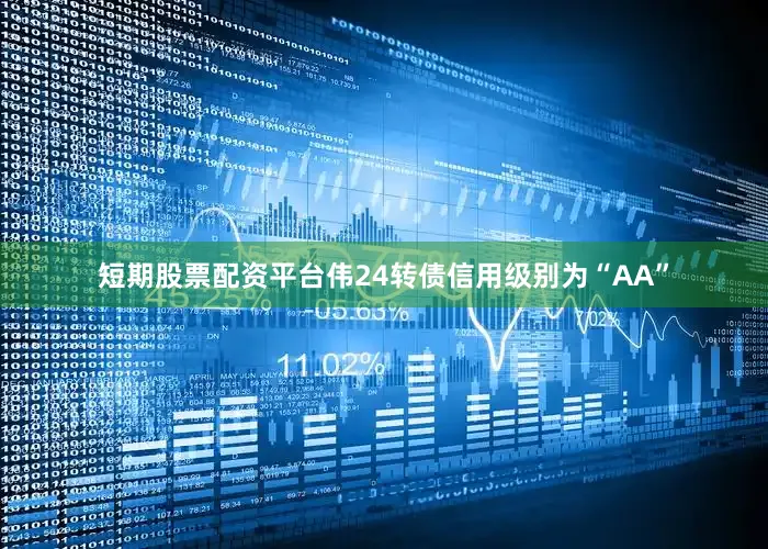 短期股票配资平台伟24转债信用级别为“AA”
